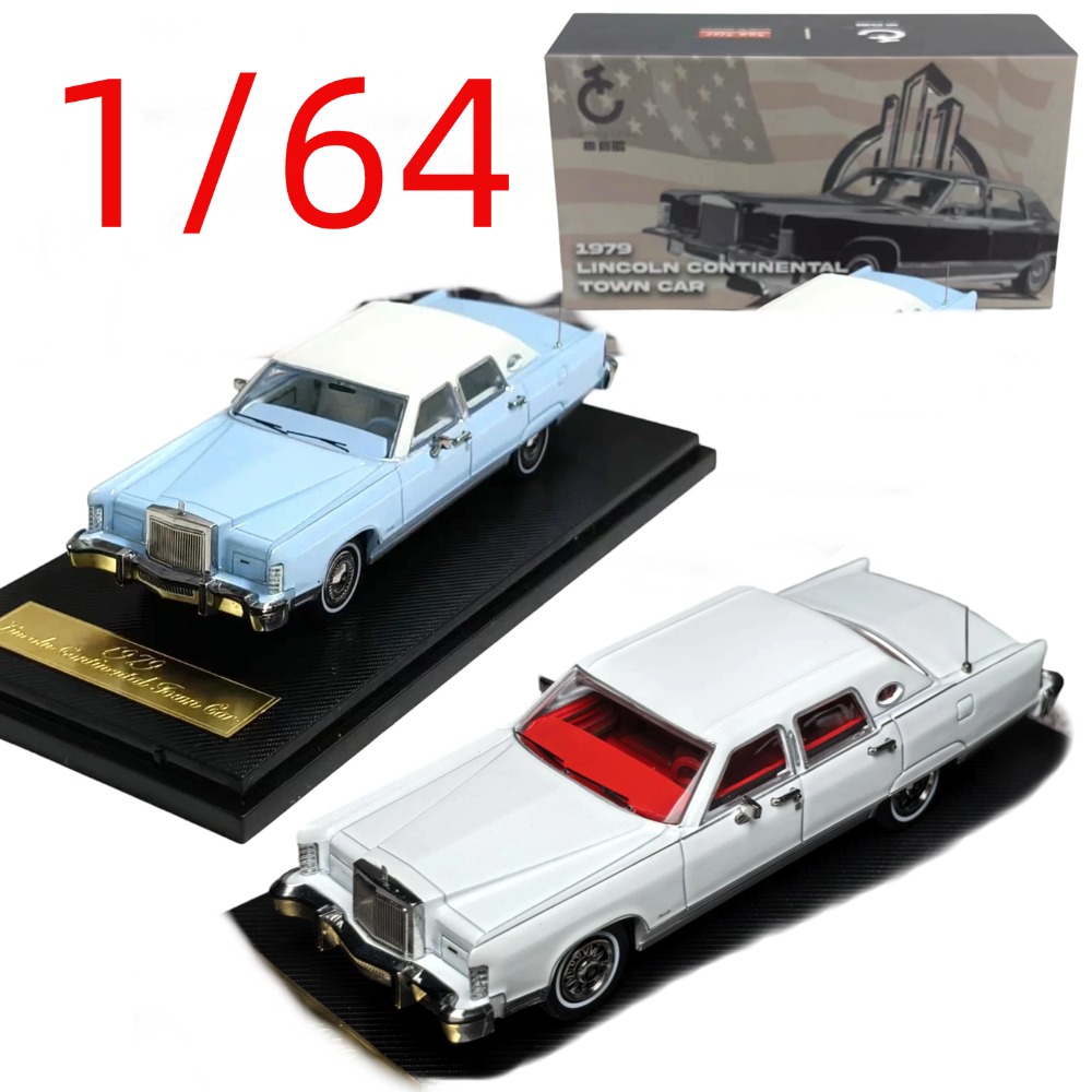 Vintage Collectible Toy Cars - Turning Crush Diecast 1/64 Maßstab Lincoln