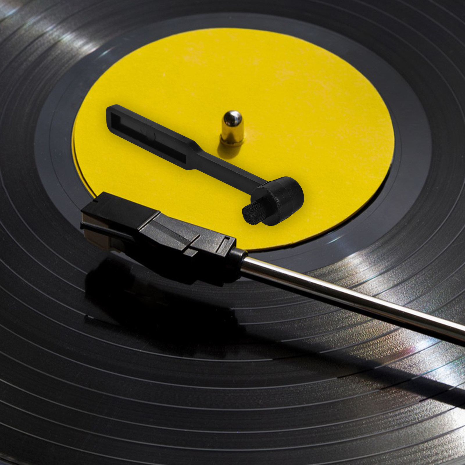 Vinyl Record Cleaner - 2 Stück Plattenspieler-Nadelreiniger Vinyl-Reinigungsbürste Stylus-Gerät für