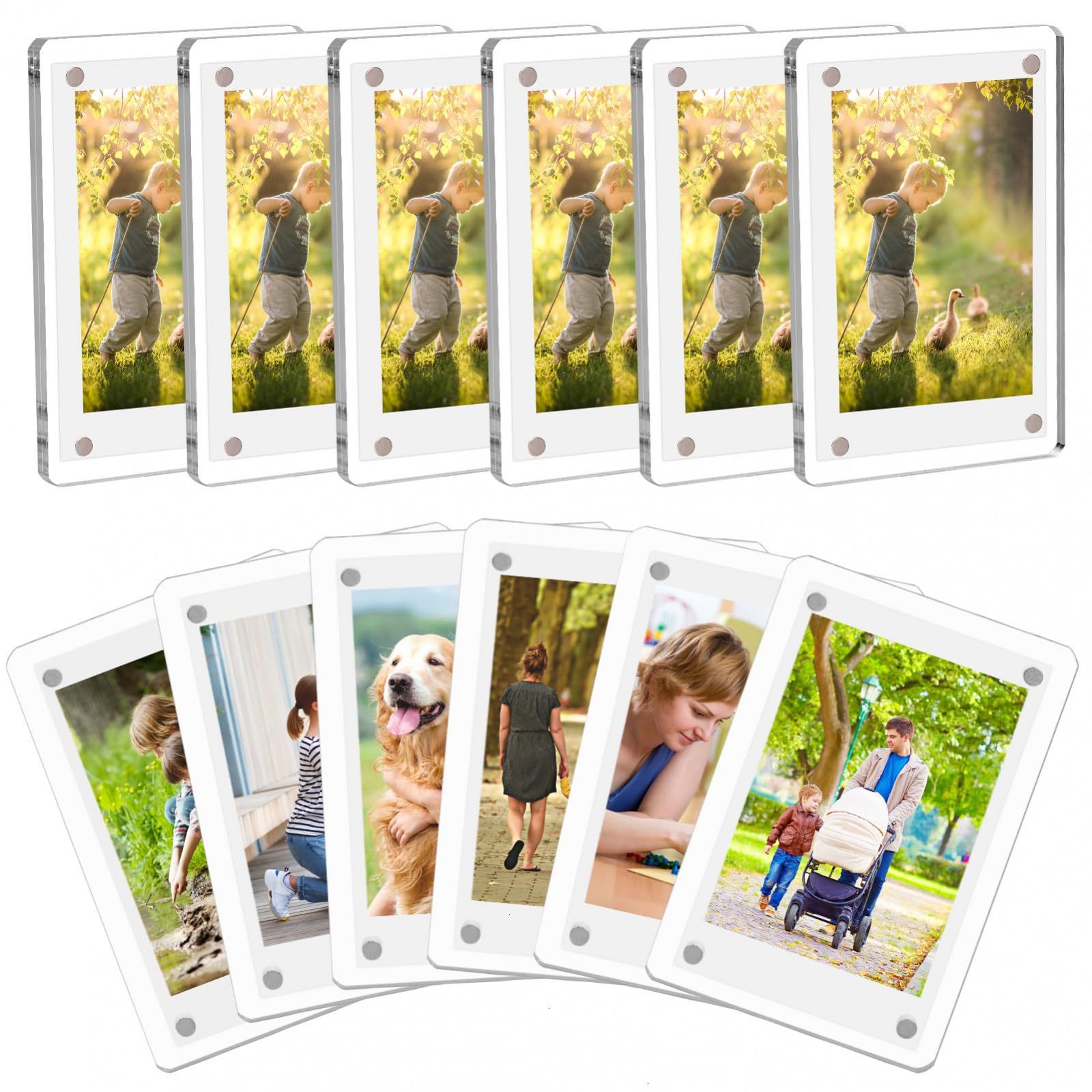 Instant Film Pack - 1–10 Stück 7,6 cm großer Acryl-Kühlschrank,