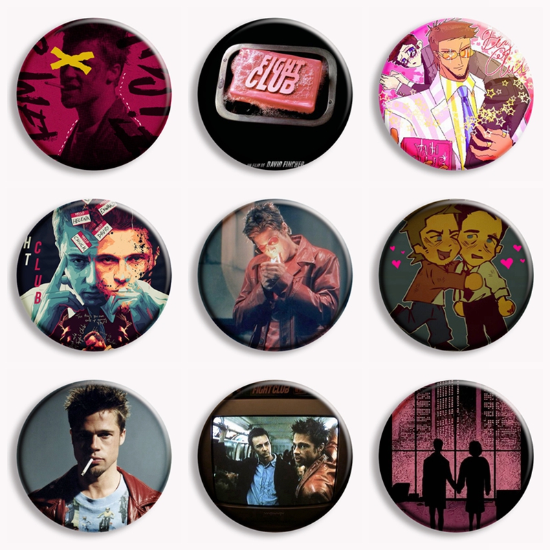 Collectible Vintage Brooches - Retro klassische Film Kampf Club Seife