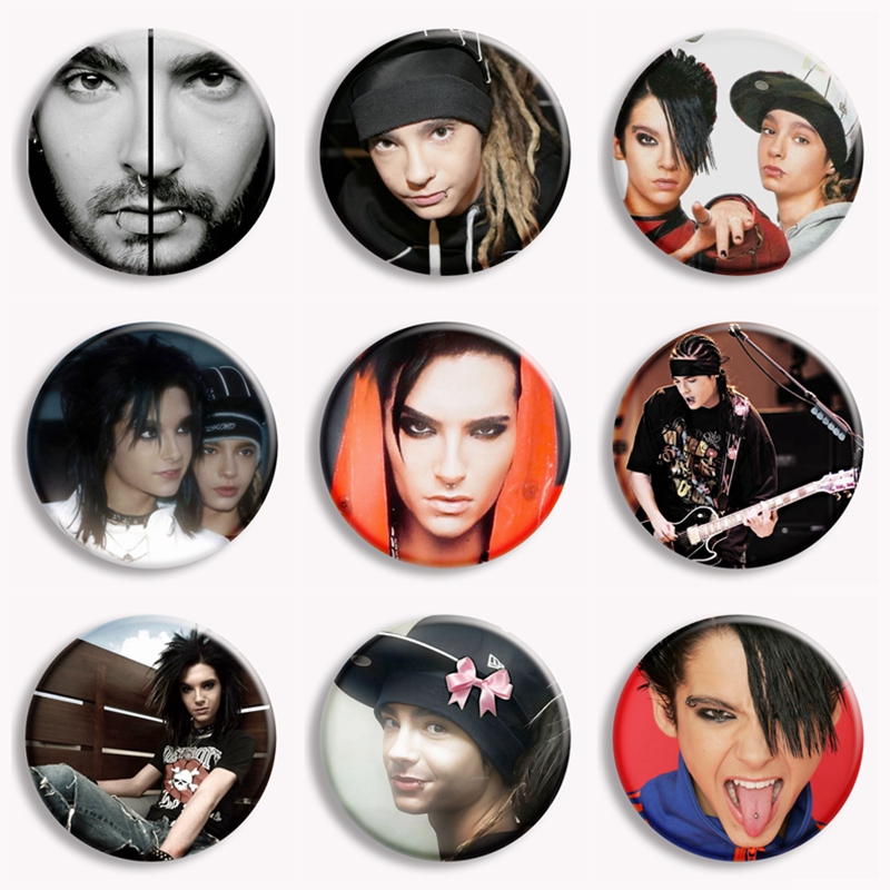 Collectible Vintage Brooches - Rockband Tokio Hotel Kaulitz Vintage Soft