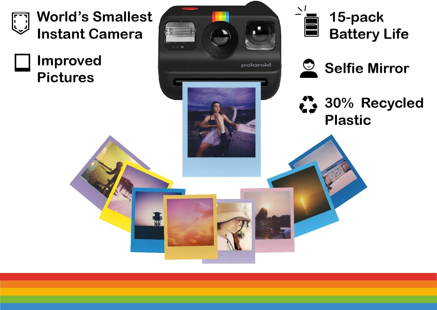 Sofortbild-Minikamera (Schwarz – Instant Film Pack Bewertung und Preis
