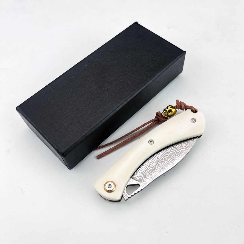 Vintage Damaststahl-Klappmesse – Vintage Collectible Pocket Knives Bewertung und Preis