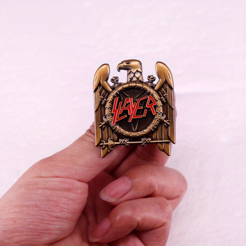1pc Retro Heavy Metal Band Pop – Collectible Vintage Brooches Bewertung und Preis