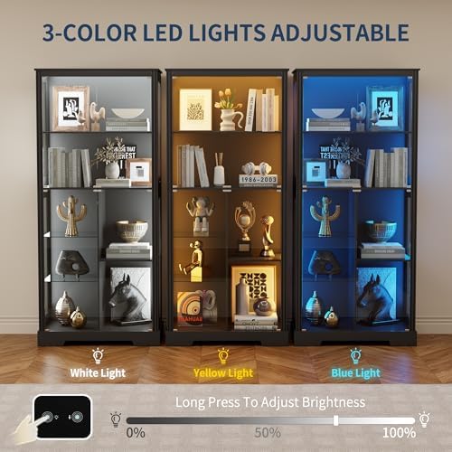 71'' Vitrine mit 5 Ebenen und  – Collectible Collection Bewertung und Preis