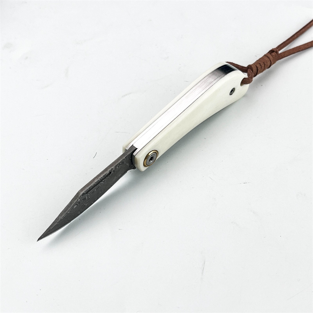 Kompaktes Vintage-Damast-Klapp – Vintage Collectible Pocket Knives Bewertung und Preis
