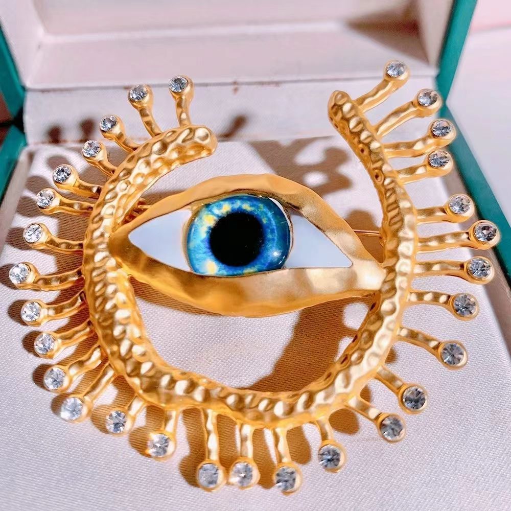 Neue böse Blick Abzeichen Cosp – Collectible Vintage Brooches Bewertung und Preis