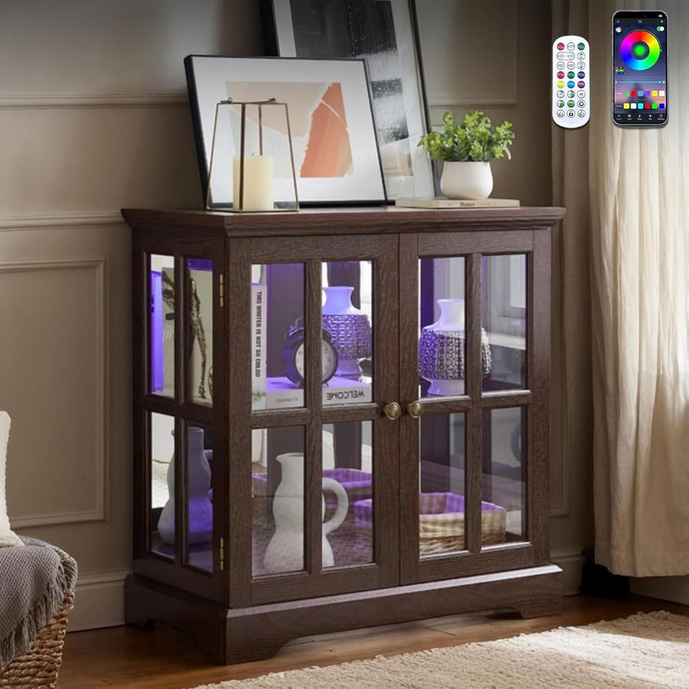 32-Zoll-Vitrine mit LED-Beleuc – Collectible Collection Bewertung und Preis
