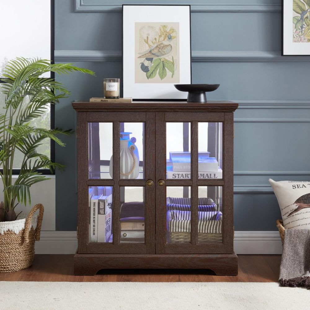 32-Zoll-Vitrine mit LED-Beleuc – Collectible Collection Bewertung und Preis