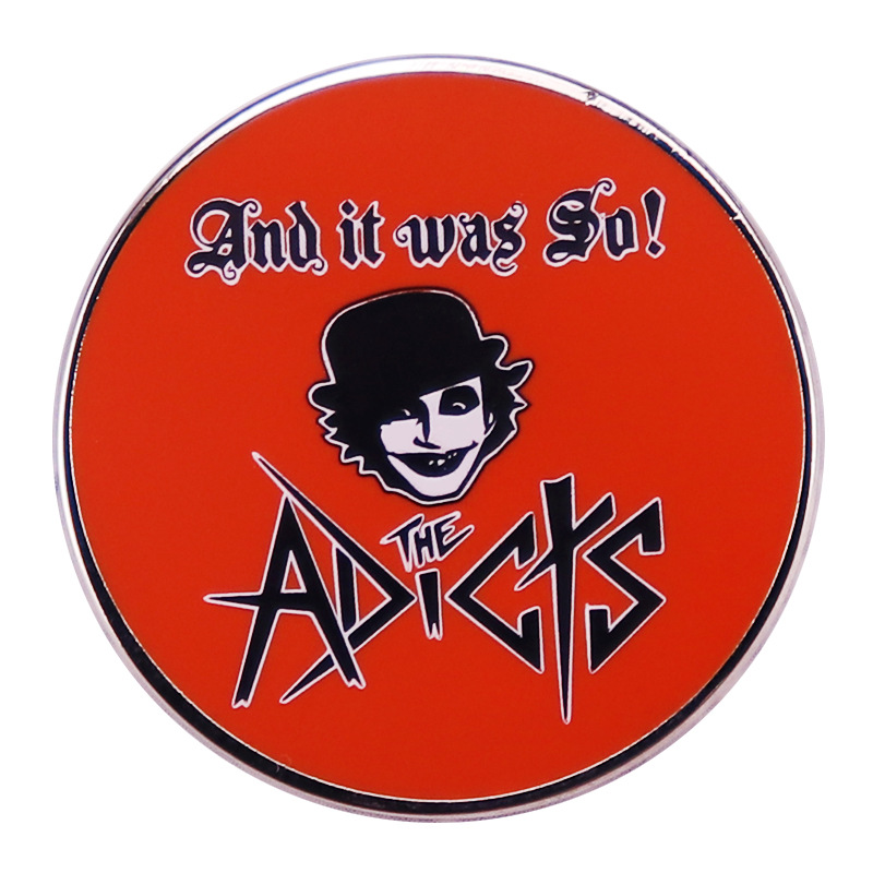 The-Adicts Emaille-Anstecknade – Collectible Vintage Brooches Bewertung und Preis
