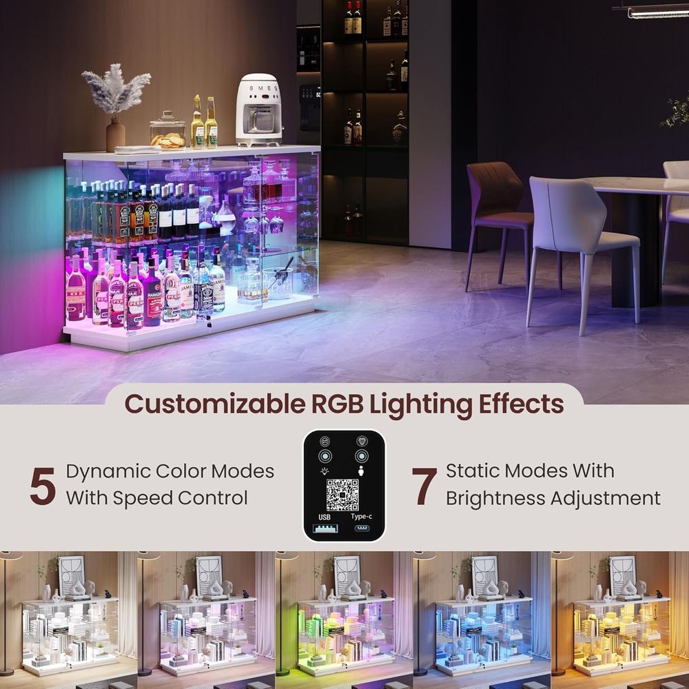 Weiße Hochglanz-Glasvitrine mi – Collectible Collection Bewertung und Preis