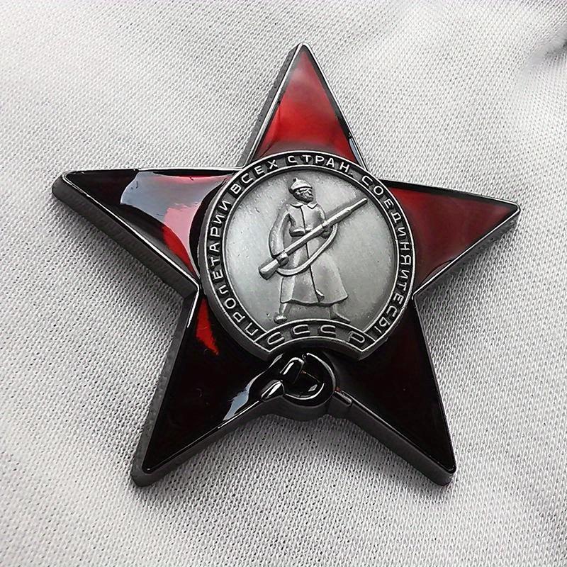 1 Stück Rotes Stern-Abzeichen  – Collectible Vintage Brooches Bewertung und Preis